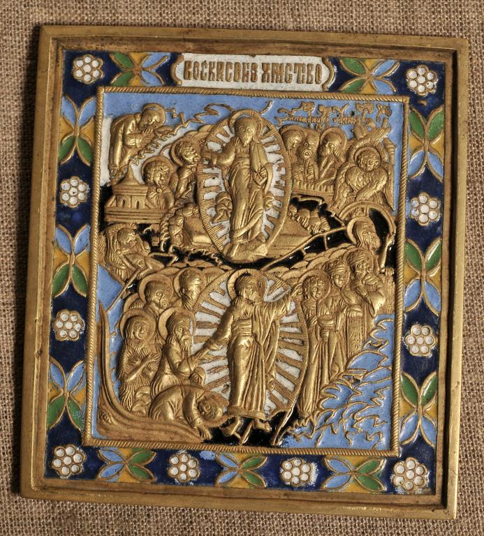 Икона: ВОСКРЕСЕНИЕ ХРИСТОВО. СОШЕСТВИЕ ВО АД