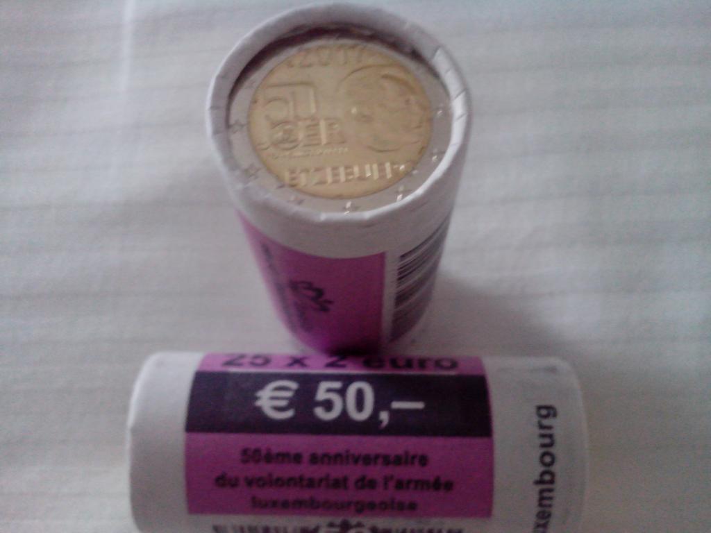 2 евро Люксембург 2017 Армия Люксембурга