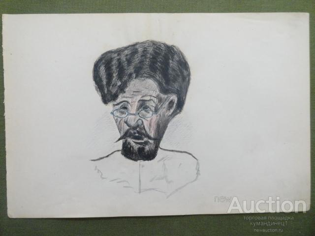 Шарж на И.Е.Репина