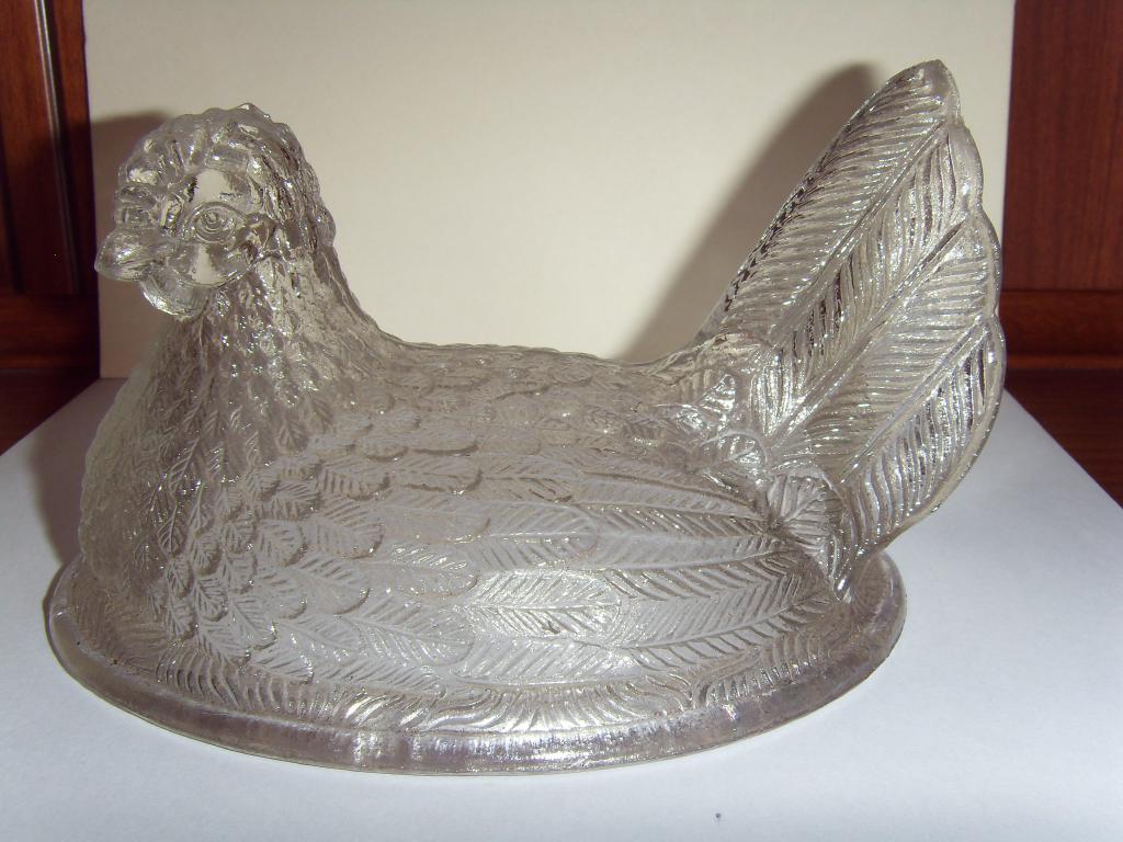 Крышка от маслёнки "Курица". Россия до 1917г.