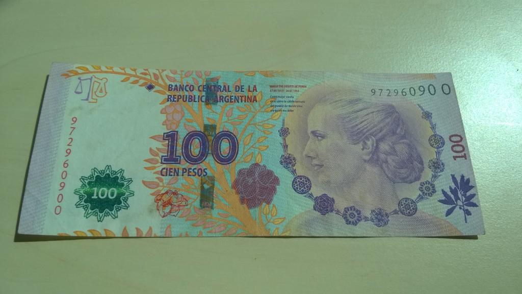 Аргентина 100 песо 2012 Ева Перон (СПб)
