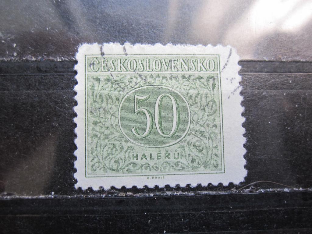 Чехословакия доплатная марка