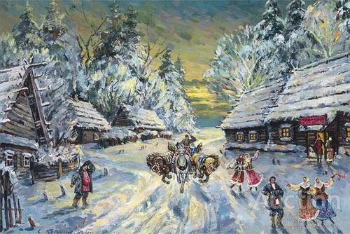 Русская зима. Худ. Коровин Константин