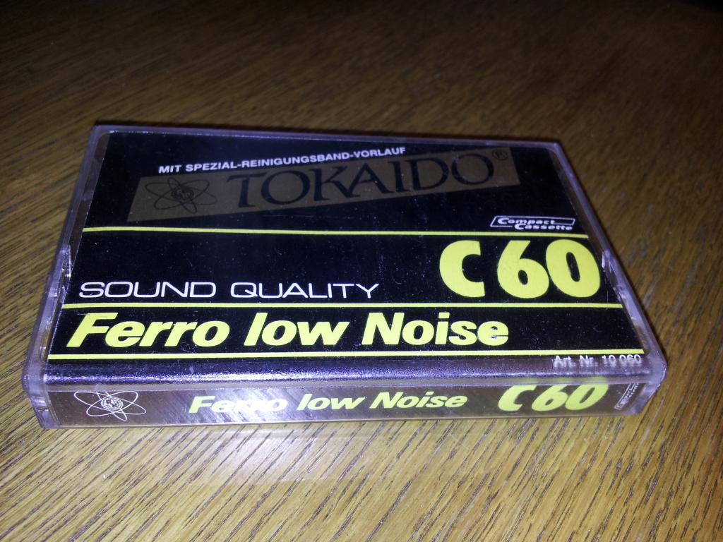 Аудио кассета TOKAIDO Ferro Low noise С-60 Germany / редкая ( лот 1)