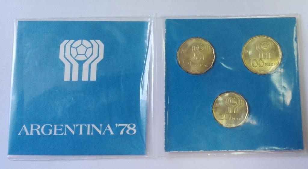 Набор монет Аргентины. Чемпионат мира по футболу 1978 года.