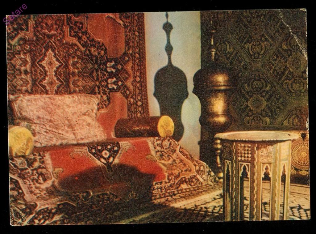 Крым - Бахчисарайский музей - интерьер Посольского зала / 1970 год (87-Б)