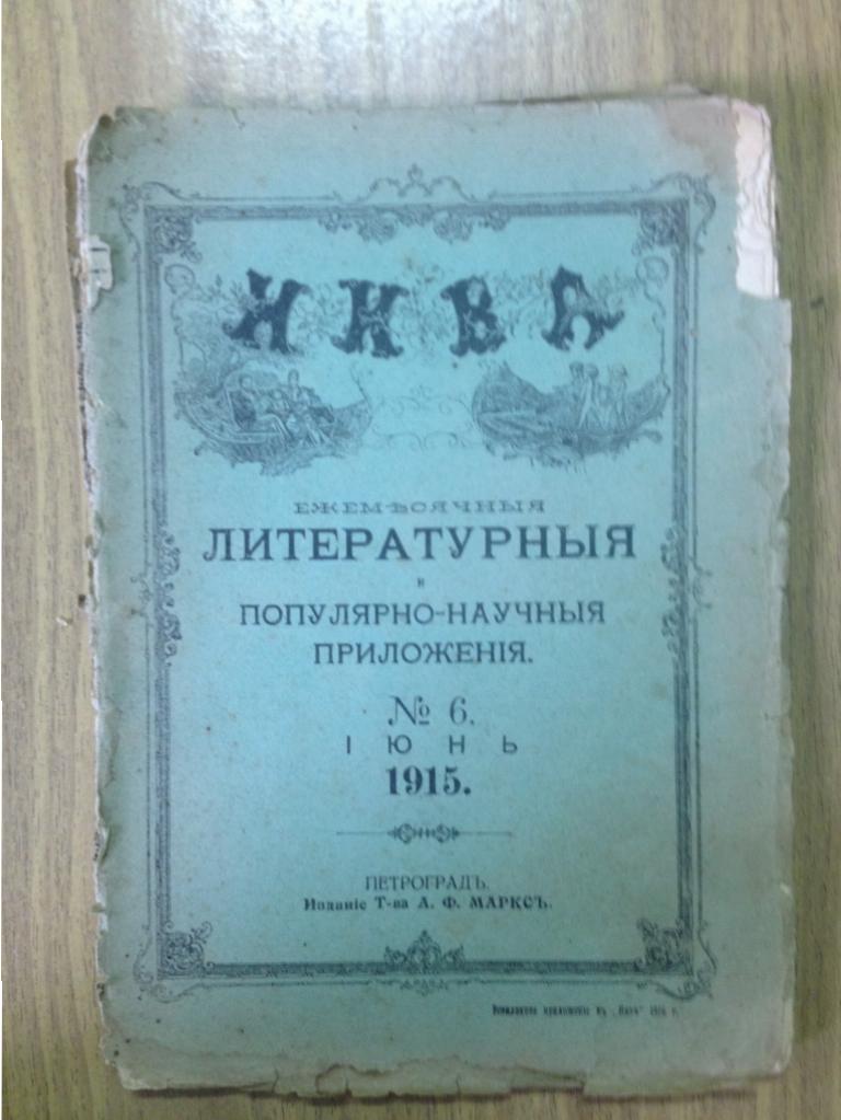 Журнал Нива. 1915 г. №6 июнь. Литературное приложение. Старинный журнал. Операции у побережья.