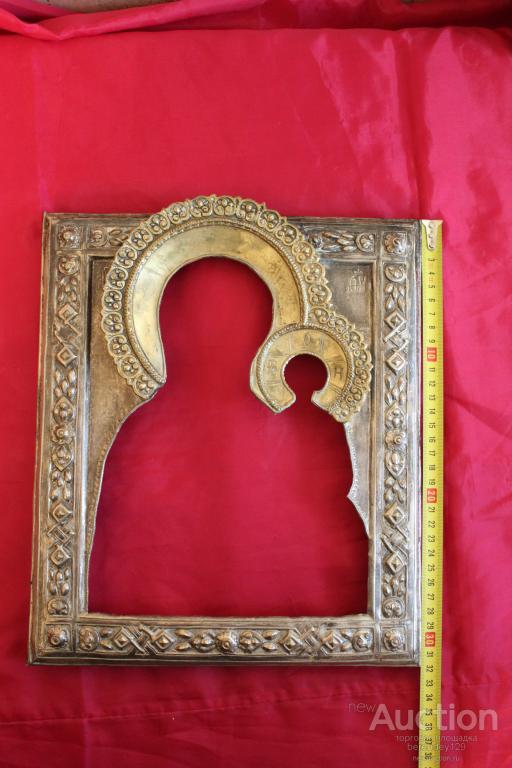 Оклад иконы  Смоленская .Тихвинская . Иверская  Б.М.  31,5 х 27 см .