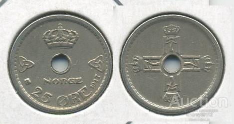 25 эре 1927 Норвегия (арт 611-190)