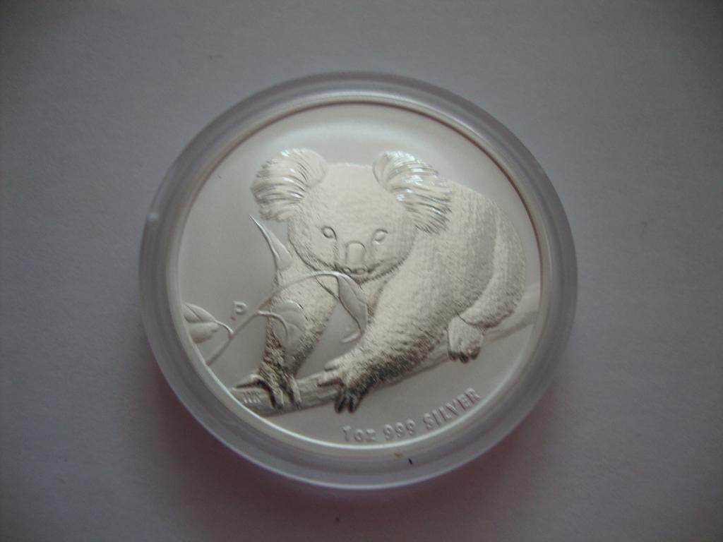 Австралия 1 доллар 2010 Коала СЕРЕБРО 999 пробы
