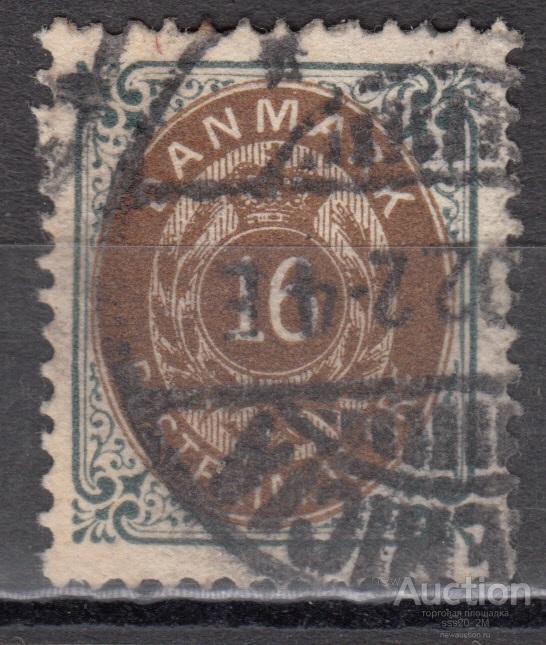 Дания 1875 цифра Mi27-IYBb 3 евро (2)