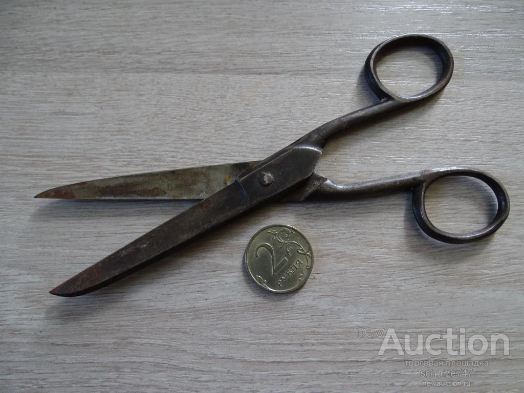 НОЖНИЦЫ СТАРЕНЬКИЕ КЛЕЙМО РСФСР