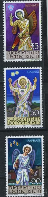 Лихтенштейн. 1986г. Рождество Ми  910-12**