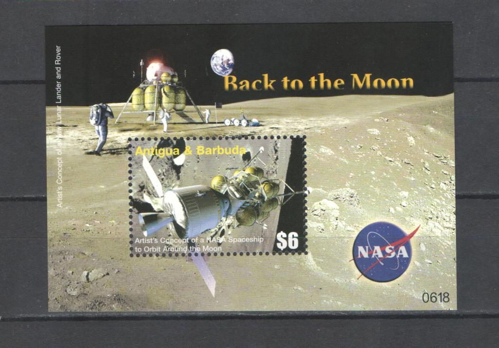 Антигуа и Барбуда 2006г. Космос, блок. MNH.