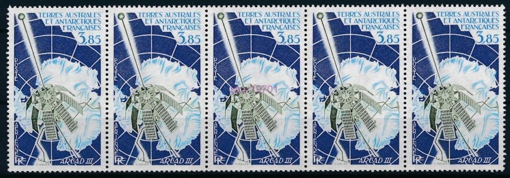 taaf 1981 космос Авиапочта Французская Антарктика 