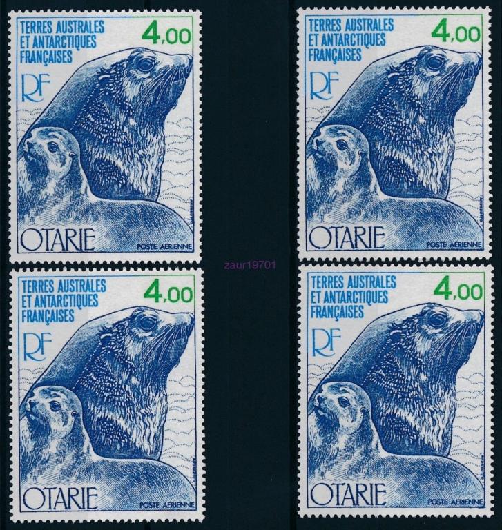 TAAF 1978 Французская Антарктика АВИАПОЧТА ФАУНА 