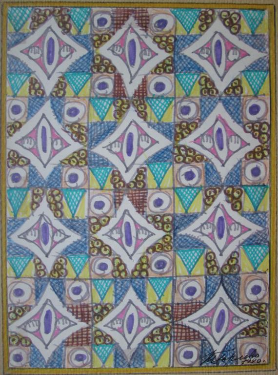 Рисунок Эскиз Узор Орнамент Художник ЛФЗ Т.Н. Горлова