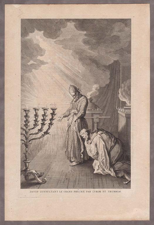 Иудаика. Царь Давид у Миноры, 1722 год.