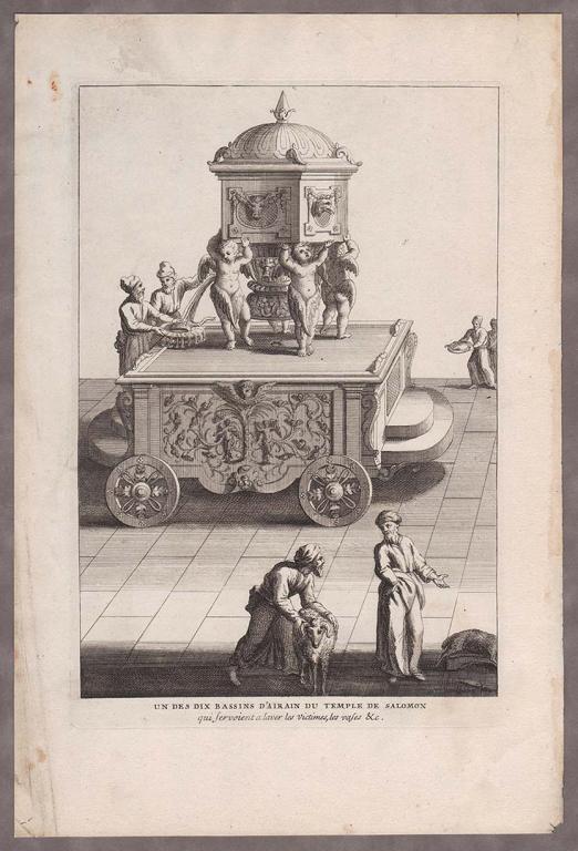 Иудаика. Сосуд для омовения в храме Соломона, 1722 год.