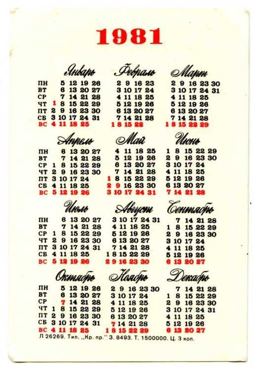 Календарь 1981 по месяцам. Февраль 1981 года календарь. Календарь 1981 года по месяцам. Календарь декабрь 1981. 26 Января 1981 день недели