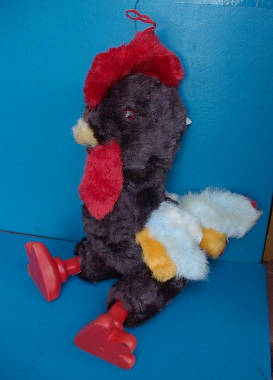 ПЕТУШОК петух иск.мех резина СССР