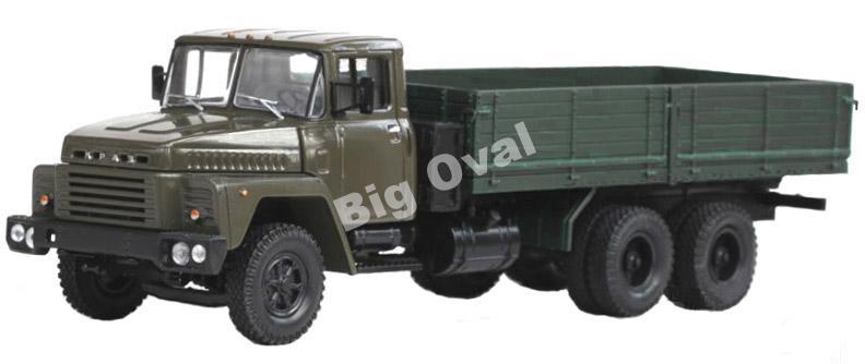 КрАЗ-250 хаки с тёмно-зелёным (1977) НАП (1/43)