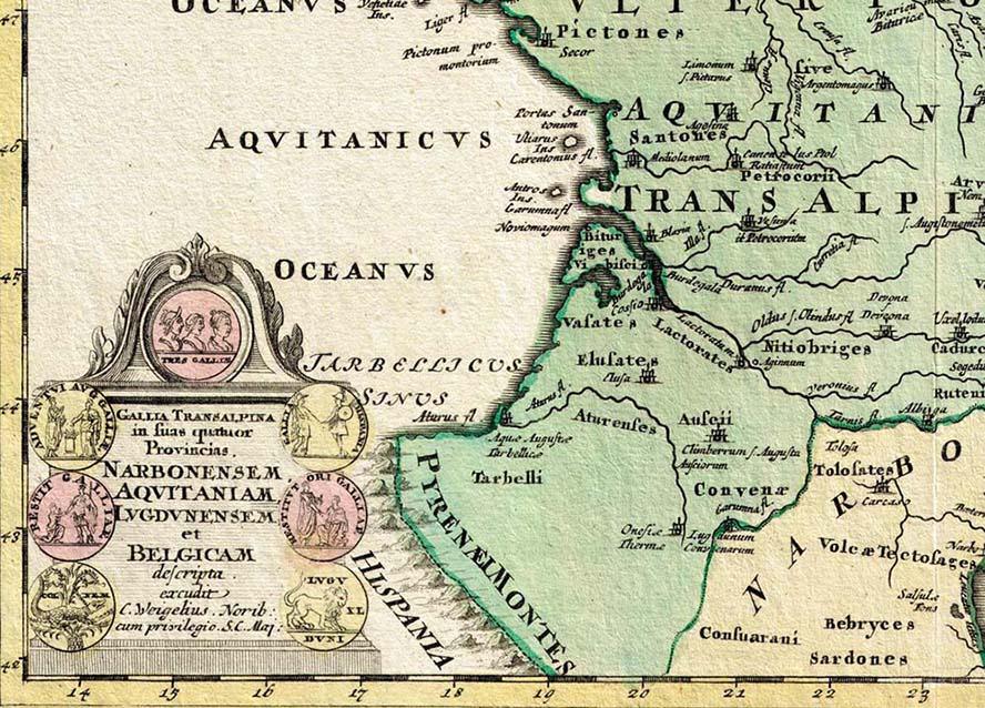 Карта 1720 года