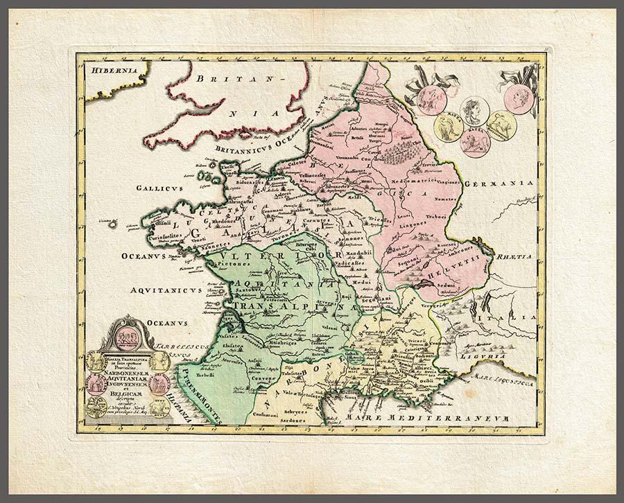 Карта 1720 года