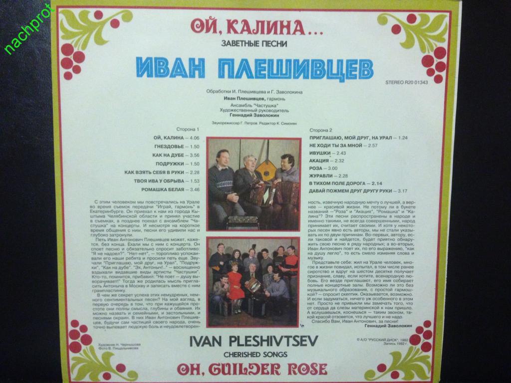 Оризонт Калина Текст