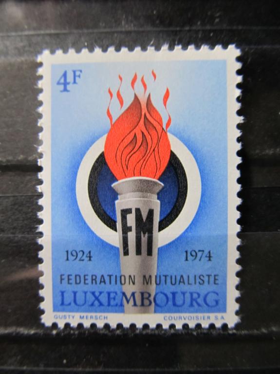 Общество взаимопомощи пожарных. Люксембург 1974. Факеломю.
