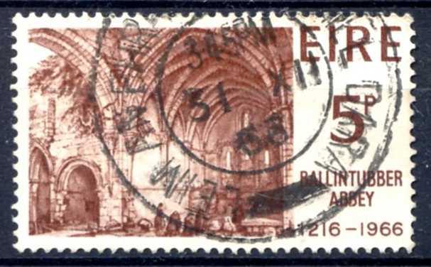 Ирландия 1966 750 лет Аббатству Ballintubber Религия Mi:190 гаш