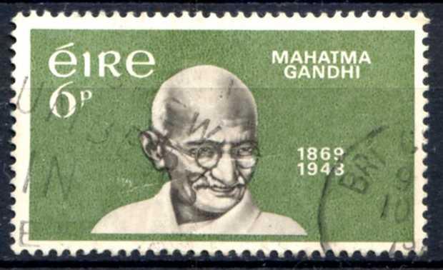 Ирландия 1969 100 лет Махатмы Ганди Mi:235 гаш