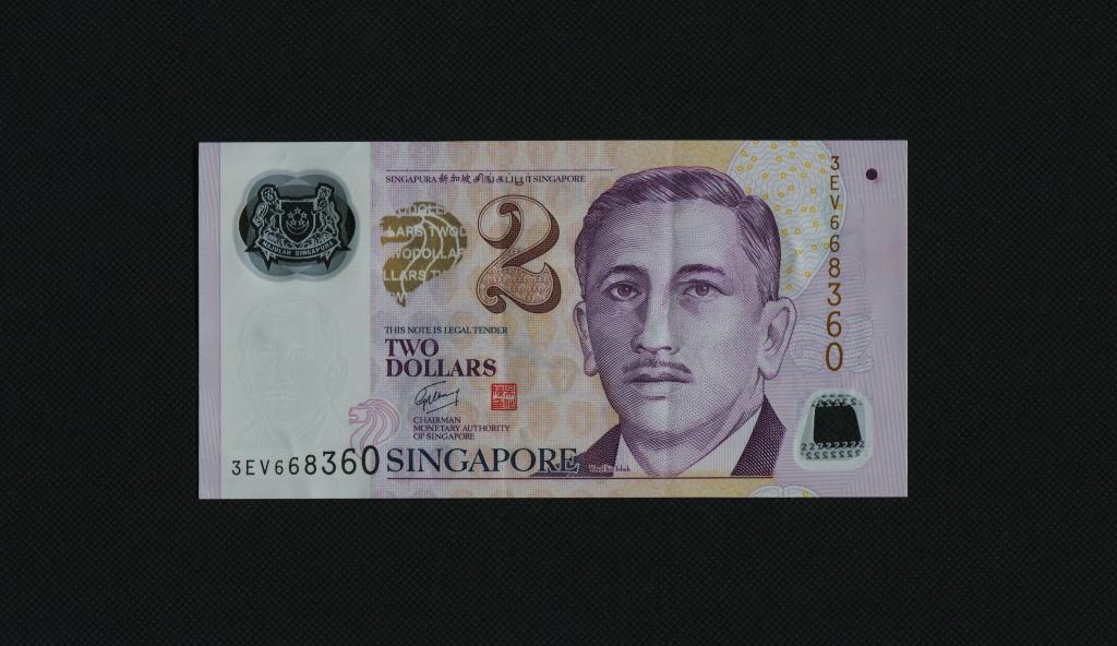 2 доллара. 2005 год. Сингапур. Пластик. # 2793.