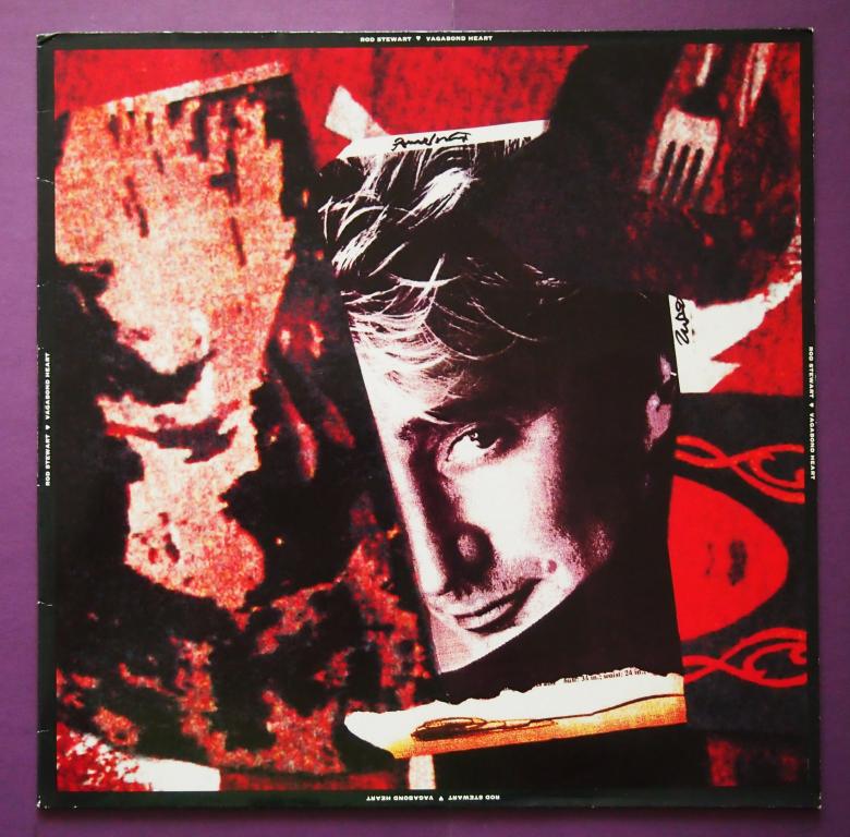 LP. ROD STEWART. VAGABOND HEART. 1991. Винил. пластинка NEAR MINT| конверт MINT. #2837.