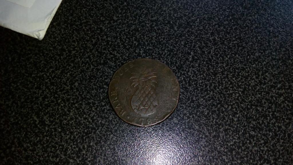 Барбадос пенни 1788 Британский