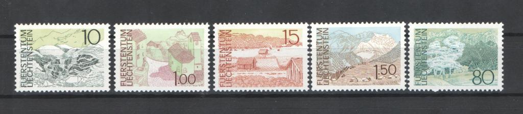 Лехтенштейн 1972г. Пейзажи страны. MNH.