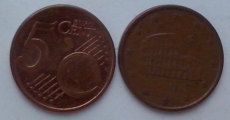 Италия, 5 евроцентов