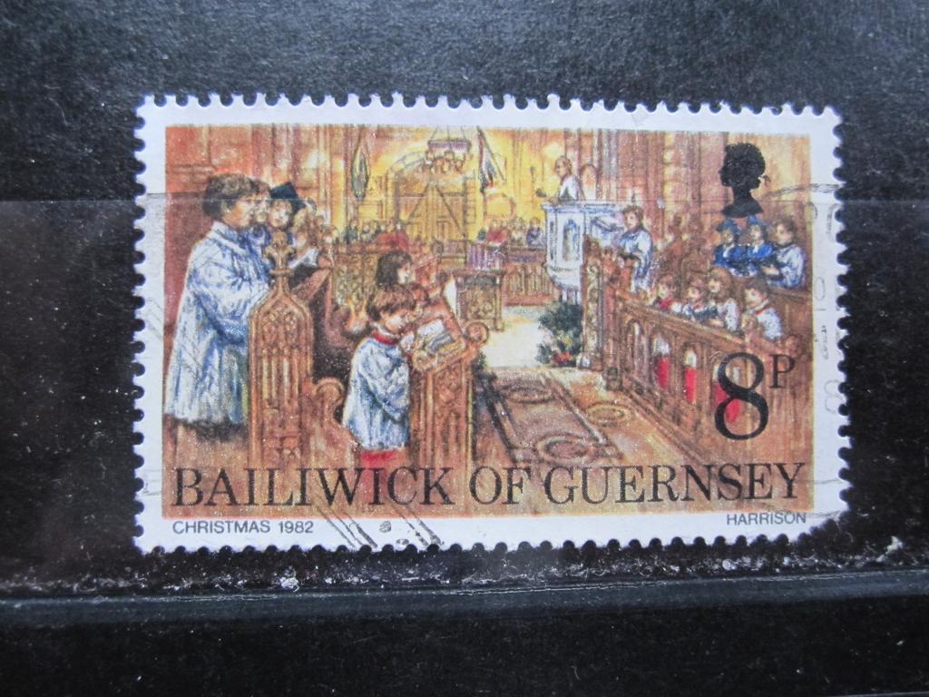 Гернси серия "Рождество 1982г.", Полуночная месса  Церковь Св. Петра