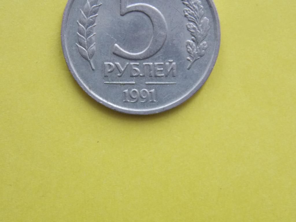 Что изображено на 5 рублях. Монета 5 рублей 1991. Изображение 5 рублей. 5 Рублевые монеты 1991 года. 5 Рублей без монетного двора.