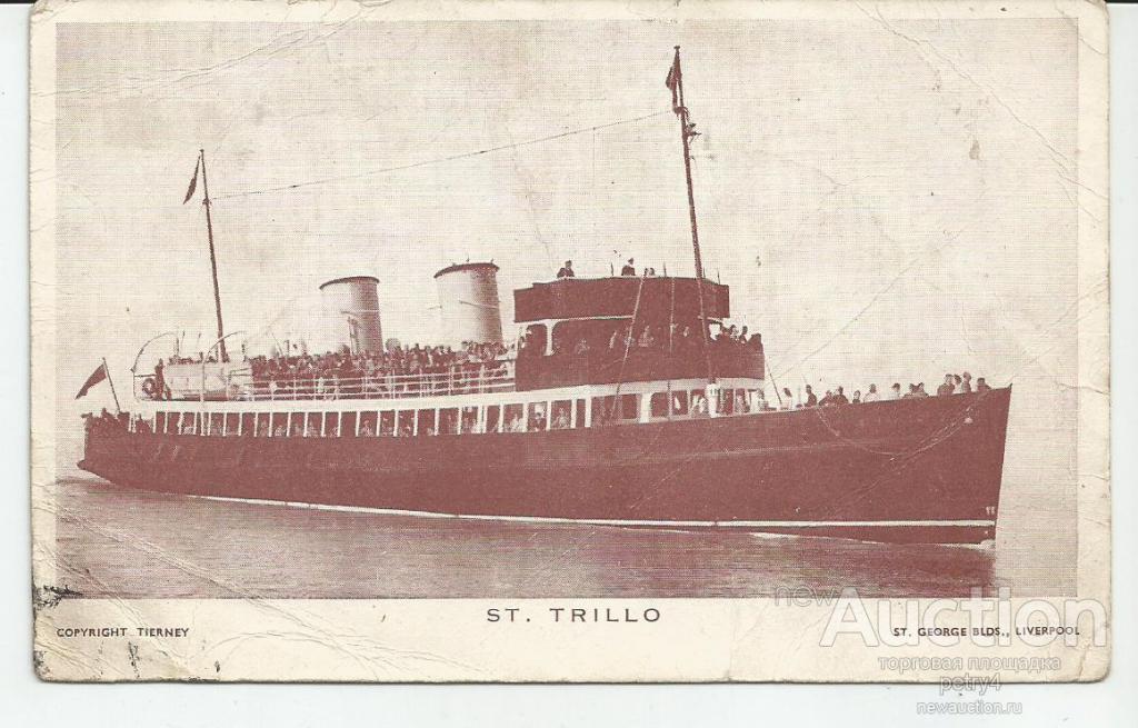 4222.Корабль, пассажирское судно "St.Trillo" .
