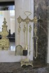 Каминный мини набор. Винтаж. Латунь. Полировка. Набор, хотя и миниатюрный очень удобный и изящний