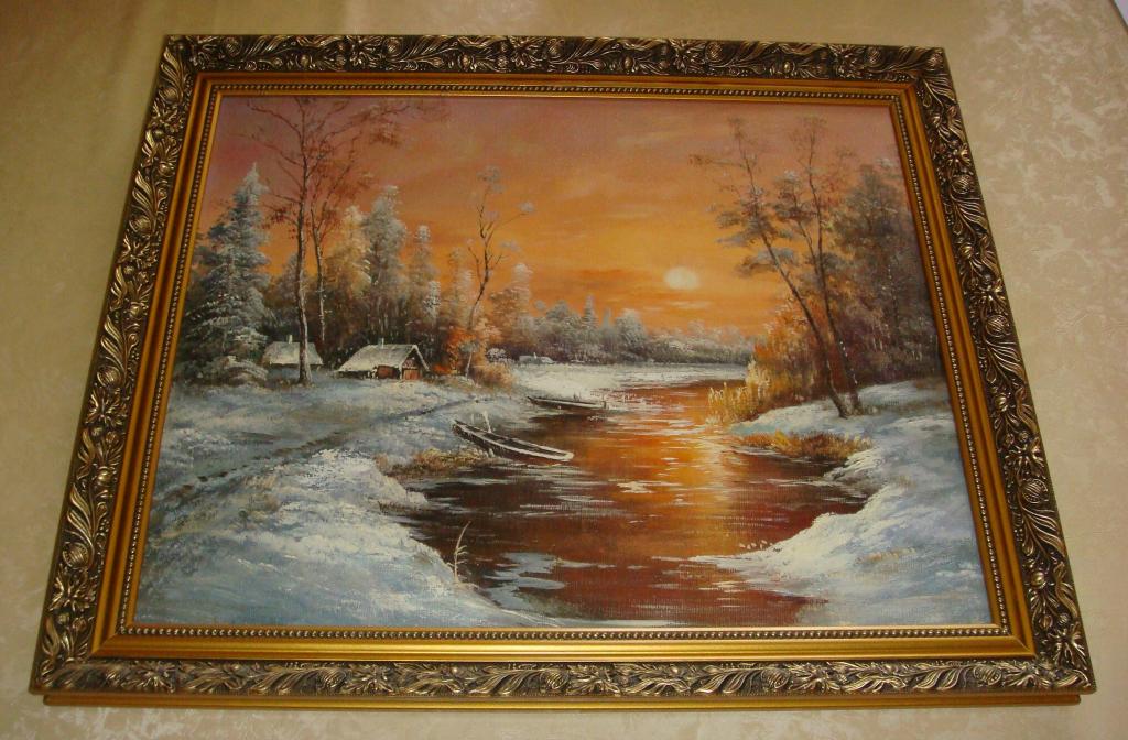 Картина ЗИМНИЙ Вечер И.ГАСПАРЯН 2009 год