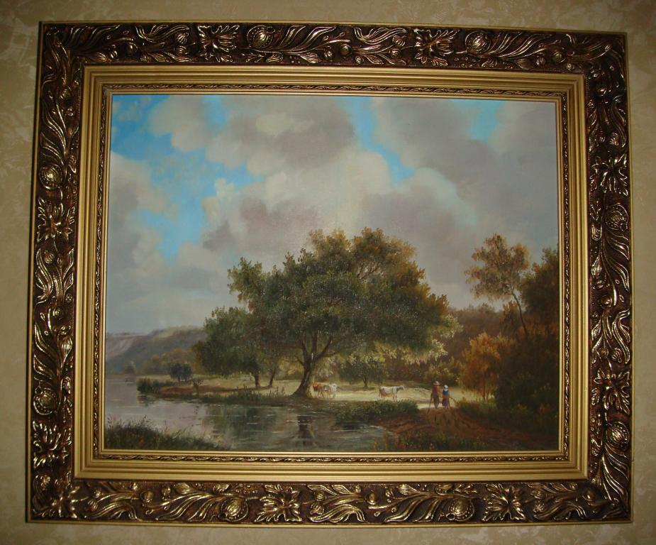 Картина У РЕКИ Т. ИСМАГИЛОВ 2004 год
