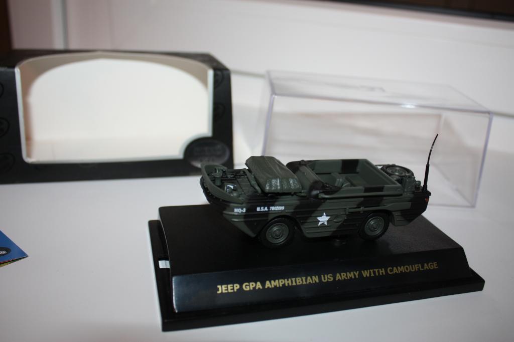 Масштабная модель Maxi car Jeep GPA Amphibian US Army Car 1/43
