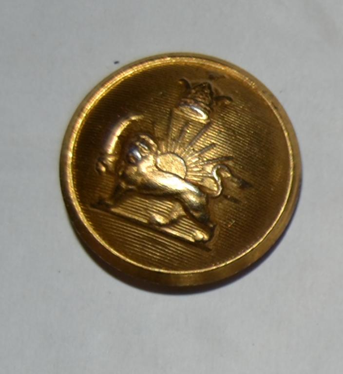 Пуговица Мундирная армии Ирана при шахе большая D -23 mm