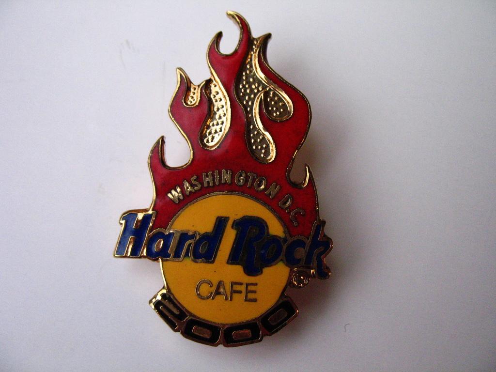 значок Hard Rock Cafe Washington Хард-рок кафе Вашингтон