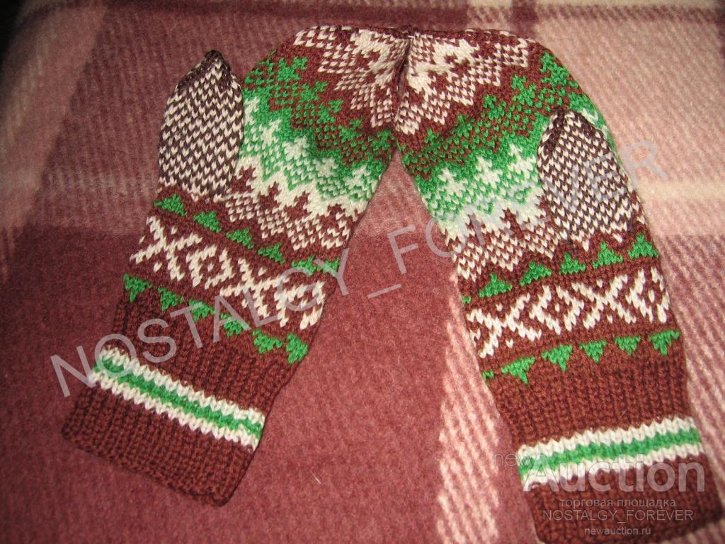 Варежки пр-во СССР новые красивые!