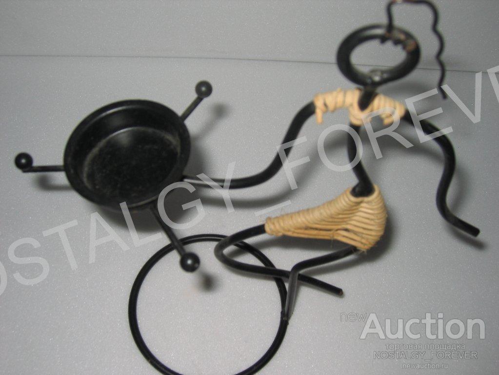 подсвечник ТУЗЕМЕЦ фигурка металл