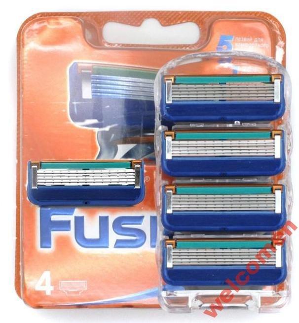 ЛЕЗВИЯ. fusion gillette 4 ШТУКИ. СМЕННЫЕ КАСЕТЫ