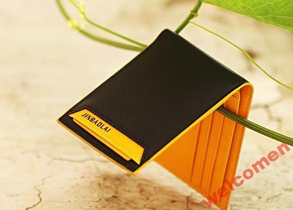 КОШЕЛЁК ПОРТМОНЕ Men PU Leather Bifold Color